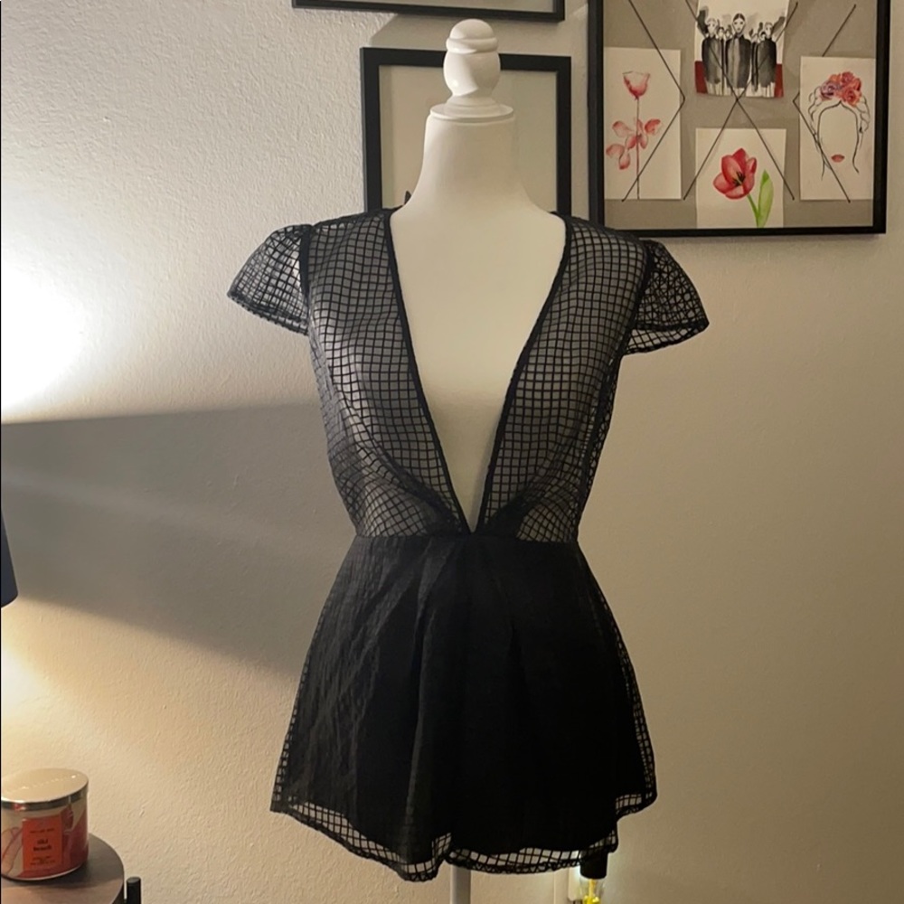 Cameo Black Sheer Jumpsuit